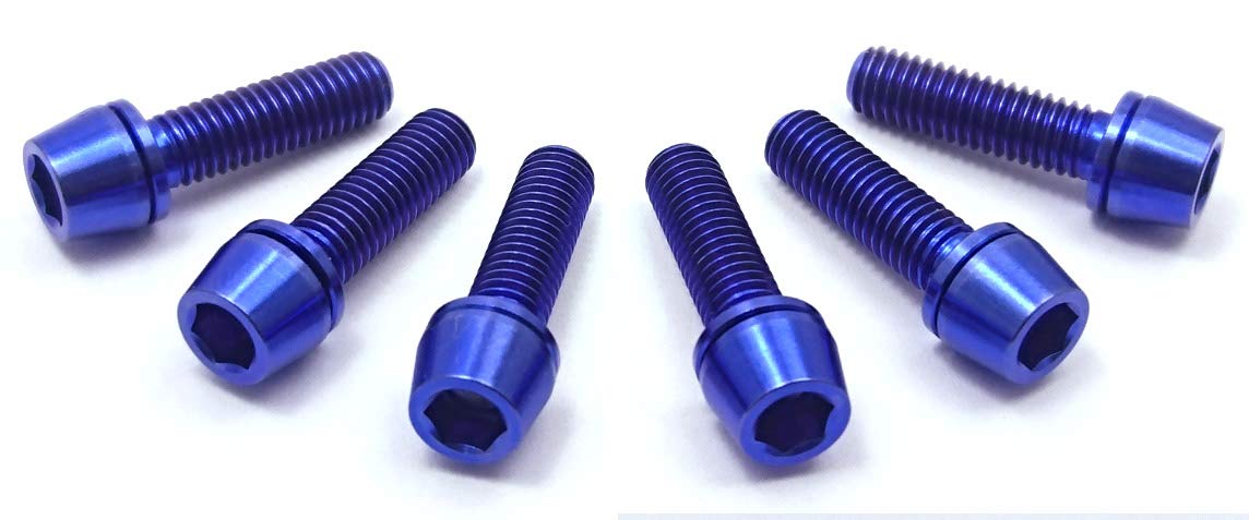 ステムボルト M5 セット6本入 ブルー 青 ステムボルト M5 セット6本入